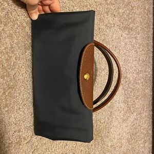 Gunmetal XL Longchamp Travel Bag
